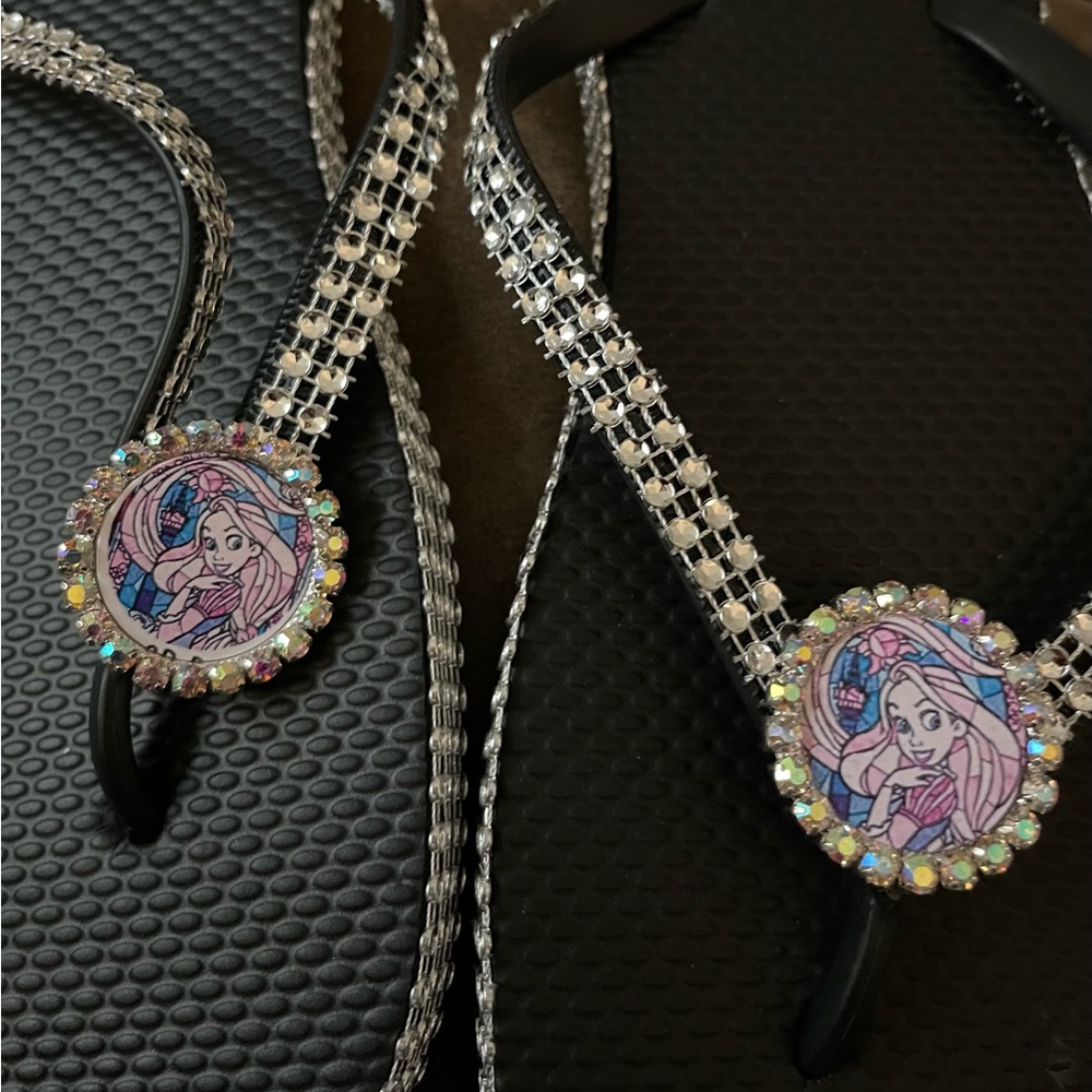 Rapunzel flip flops